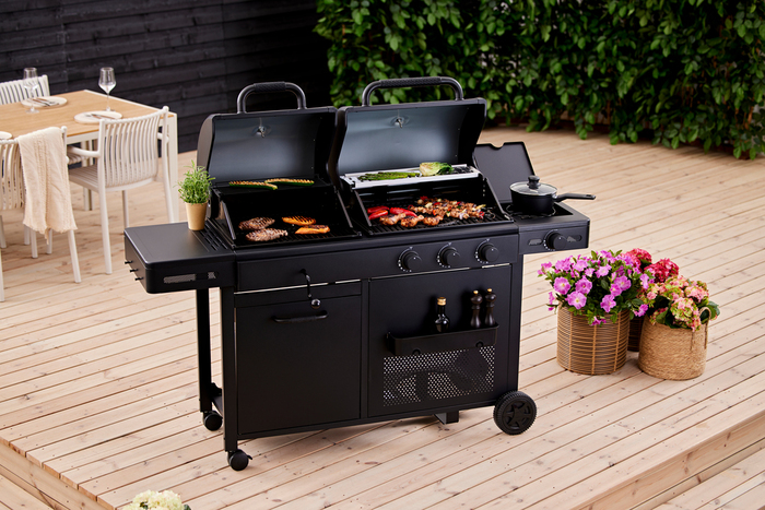 Kombigrill til gass og kull - Grillexpert®
